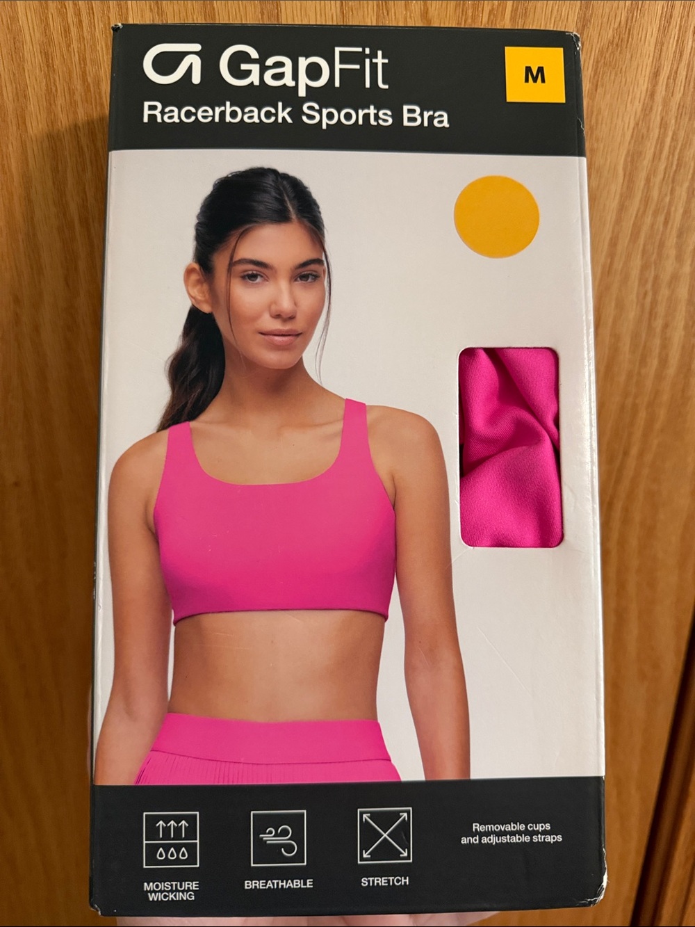 GAP Hot Pink Racerback Sports Bra